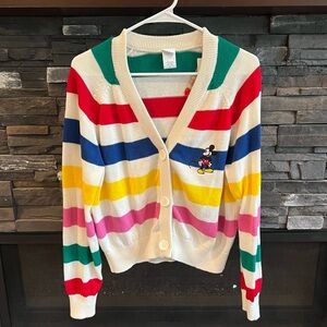 NWT Disney 100 Striped Cardigan